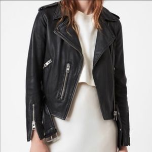 Allsaints Balfern Palm Leather Jacket
